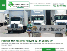 Tablet Screenshot of macsdeliveryservice.com